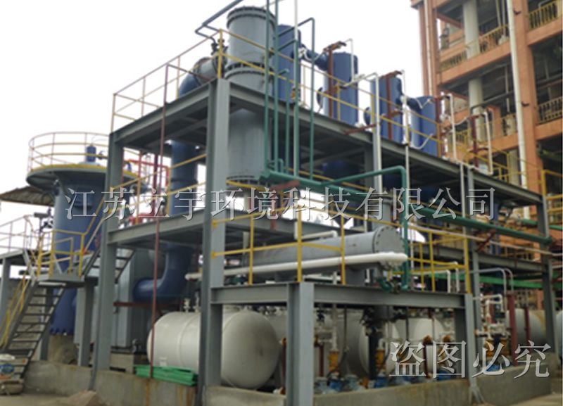 Treatment of waste liquid containing chlorine and fluorine